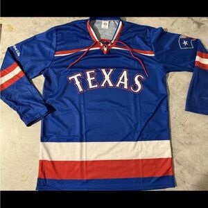 Blue Texas Ranger Hockey Jersey!